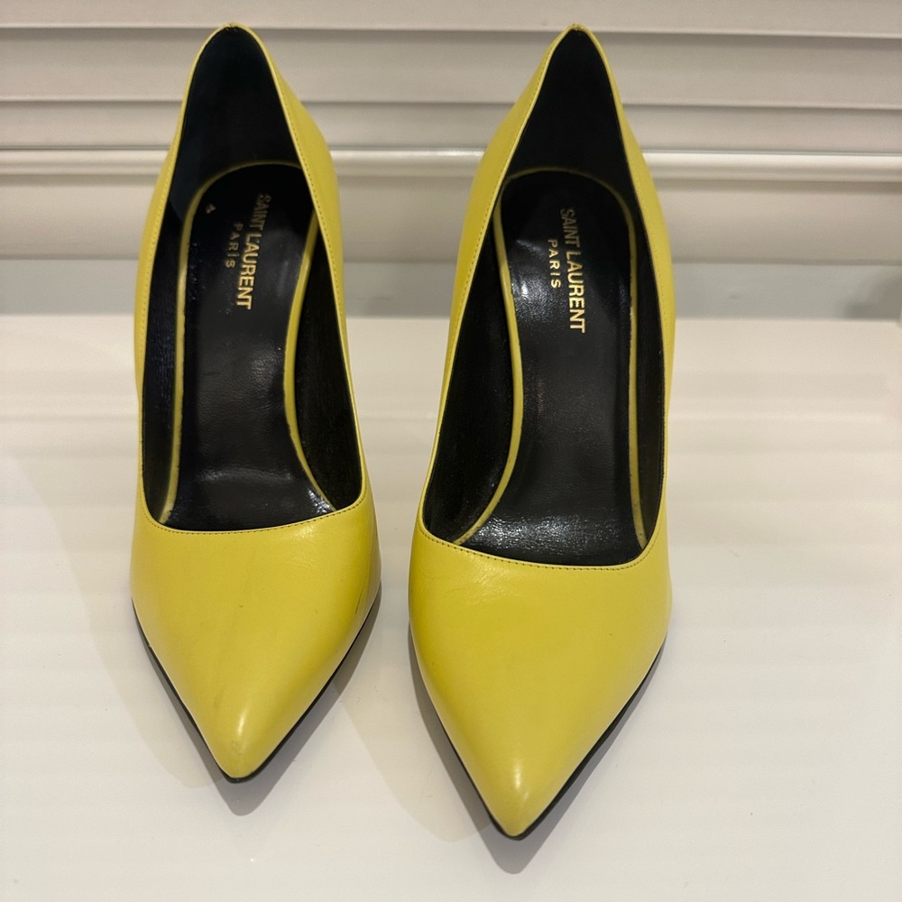 YSL (Saint Laurent) Yellow Pumps - Size 40.5